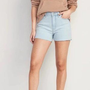 OLD NAVY High-Waisted OG Straight Cut-Off Jean Shorts  Sz 2